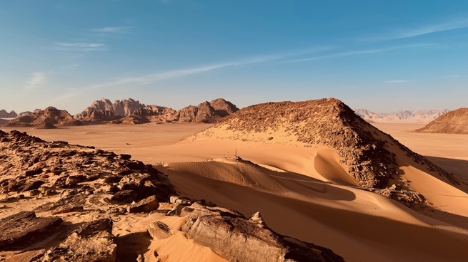 在火星上生活的一天:Wadi Rum 沙漠记